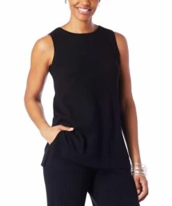 Buy 🛒 MarlaWynne WynneLayers SoftKNIT Sweater Knit Bateau Neck Tank Storm Blue 🎉 -Outlet MarlaWynne Sales unnamed file 2397