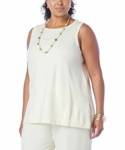 Buy 🛒 MarlaWynne WynneLayers SoftKNIT Sweater Knit Bateau Neck Tank Storm Blue 🎉 -Outlet MarlaWynne Sales unnamed file 2399