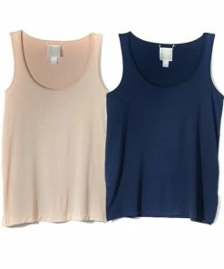 Best deal 🛒 MarlaWynne WynneLayers Essential 2-pack Stretch Layering Tanks Cloud/black ⭐ -Outlet MarlaWynne Sales unnamed file 243