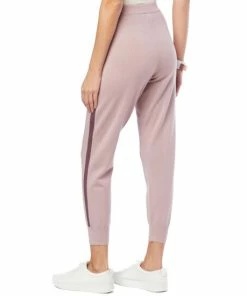 Promo 🧨 MarlaWynne WynneLayers SoftKNIT Jogger Pant With Side Stripe Ecru/black ⌛ -Outlet MarlaWynne Sales unnamed file 2444