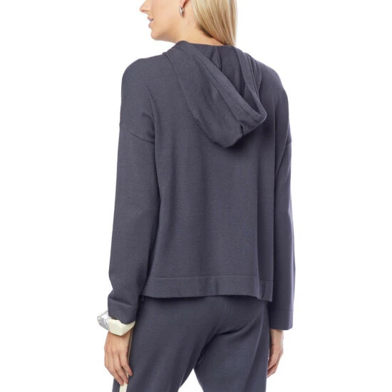 Outlet ๐ MarlaWynne WynneLayers SoftKNIT Hoodie With Contrasting Drawstring Pearl Heather Gray/sesame ๐ฏ 4 Outlet ๐ MarlaWynne WynneLayers SoftKNIT Hoodie With Contrasting Drawstring Pearl Heather Gray/sesame ๐ฏ - Image 2