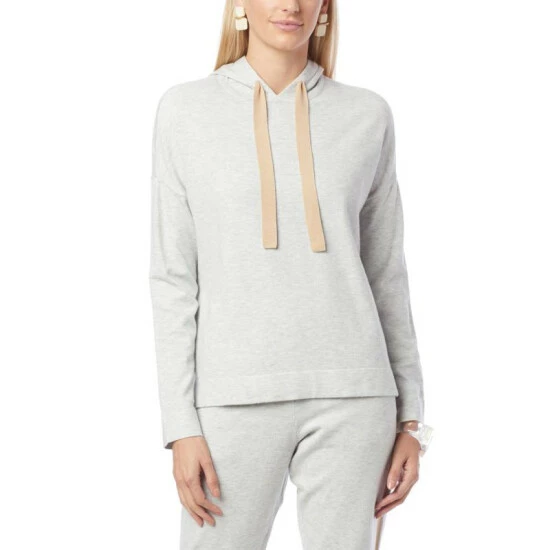 Outlet ๐ MarlaWynne WynneLayers SoftKNIT Hoodie With Contrasting Drawstring Pearl Heather Gray/sesame ๐ฏ 7 Outlet ๐ MarlaWynne WynneLayers SoftKNIT Hoodie With Contrasting Drawstring Pearl Heather Gray/sesame ๐ฏ - Image 5