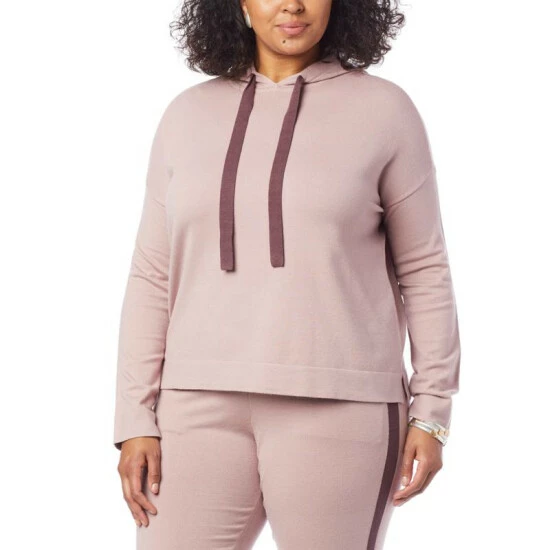 Outlet ๐ MarlaWynne WynneLayers SoftKNIT Hoodie With Contrasting Drawstring Pearl Heather Gray/sesame ๐ฏ 8 Outlet ๐ MarlaWynne WynneLayers SoftKNIT Hoodie With Contrasting Drawstring Pearl Heather Gray/sesame ๐ฏ - Image 6