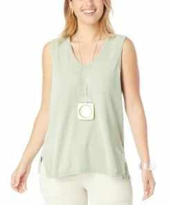 Best deal 🎉 MarlaWynne WynneLayers COZYcomfy V-Neck Tank Rose ⭐ -Outlet MarlaWynne Sales unnamed file 2473