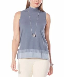Cheap ❤️ MarlaWynne WynneLayers Colorblocked Intarsia Sweater Knit Tank Light Heather Gray/ecru 🎉 -Outlet MarlaWynne Sales unnamed file 2499