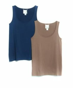 Best deal 🛒 MarlaWynne WynneLayers Essential 2-pack Stretch Layering Tanks Cloud/black ⭐ -Outlet MarlaWynne Sales unnamed file 250