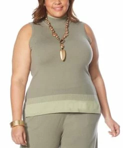 Cheap ❤️ MarlaWynne WynneLayers Colorblocked Intarsia Sweater Knit Tank Light Heather Gray/ecru 🎉 -Outlet MarlaWynne Sales unnamed file 2502