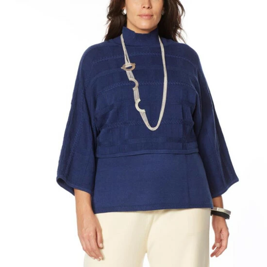 Wholesale ๐ MarlaWynne SoftKNIT Plaid-Textured Sweater Popover Camel โจ 9 Wholesale ๐ MarlaWynne SoftKNIT Plaid-Textured Sweater Popover Camel โจ - Image 7