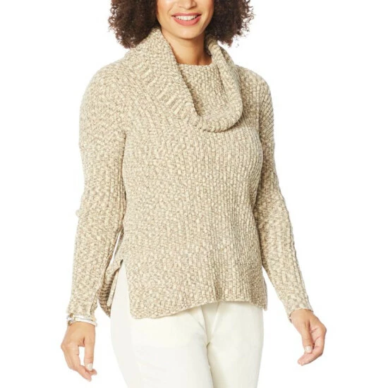 Coupon ๐ MarlaWynne WynneLayers Chenille Space-Dyed Cowl Neck Sweater Gray Slate Combo ๐งจ 7 Coupon ๐ MarlaWynne WynneLayers Chenille Space-Dyed Cowl Neck Sweater Gray Slate Combo ๐งจ - Image 5