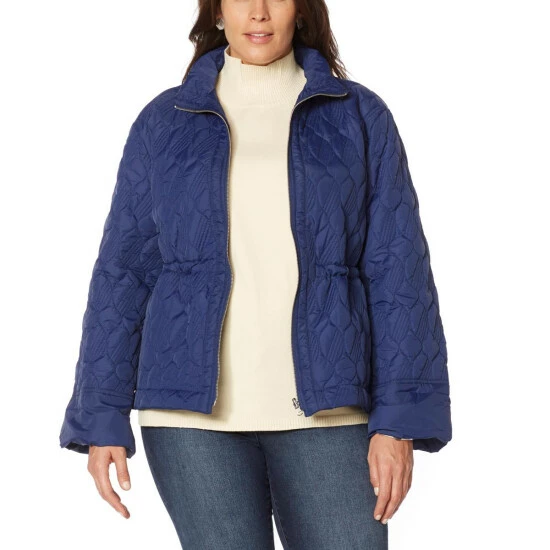 Cheapest π MarlaWynne Reversible Quilted Jacket Twilight Blue π 8 Cheapest π MarlaWynne Reversible Quilted Jacket Twilight Blue π - Image 6