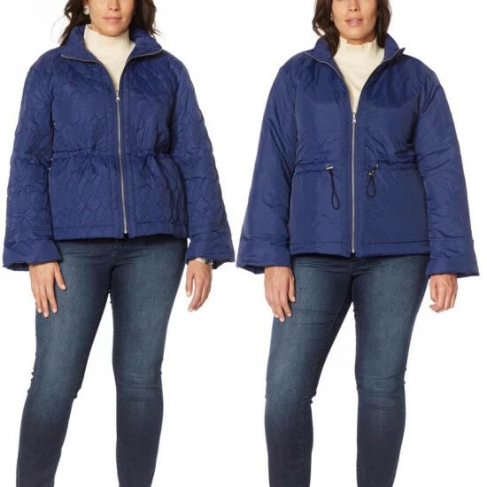 Cheapest π MarlaWynne Reversible Quilted Jacket Twilight Blue π 13 Cheapest π MarlaWynne Reversible Quilted Jacket Twilight Blue π - Image 11