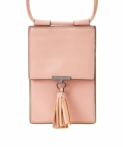 Flash Sale 🎉 MarlaWynne Recycled Material Tassel Phone Crossbody Rose 😉 -Outlet MarlaWynne Sales unnamed file 2573