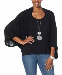 Hot Sale 🧨 MarlaWynne WynneLayers Open Stitch Cardigan Cloud ✔️ -Outlet MarlaWynne Sales unnamed file 2625