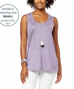 Promo ❤️ MarlaWynne WynneLayers Sweater Knit Tank Cloud 👍 -Outlet MarlaWynne Sales unnamed file 2650