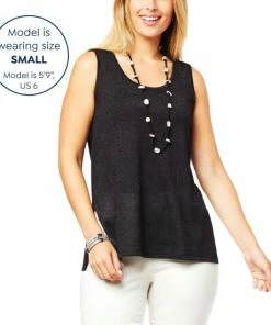 Promo ❤️ MarlaWynne WynneLayers Sweater Knit Tank Cloud 👍 -Outlet MarlaWynne Sales unnamed file 2651