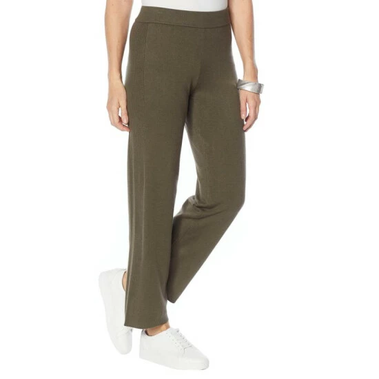 Outlet ๐ฏ MarlaWynne Sweater Knit Pull-On Pant With Rib Trim Fern โญ 6 Outlet ๐ฏ MarlaWynne Sweater Knit Pull-On Pant With Rib Trim Fern โญ - Image 4