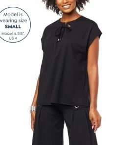 Cheap ✨ MarlaWynne WynneCollection Polished Knit Top With Grommet Detail Olive ✔️ -Outlet MarlaWynne Sales unnamed file 2708