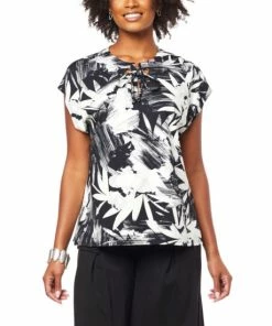 Cheap ✨ MarlaWynne WynneCollection Polished Knit Top With Grommet Detail Olive ✔️ -Outlet MarlaWynne Sales unnamed file 2711