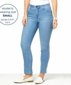 Promo 🥰 MarlaWynne "As Is" WynneDenim Performance Stretch Straight Leg Jean Gray ⌛ -Outlet MarlaWynne Sales unnamed file 2725