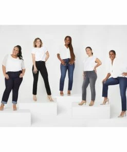 Promo 🥰 MarlaWynne "As Is" WynneDenim Performance Stretch Straight Leg Jean Gray ⌛ -Outlet MarlaWynne Sales unnamed file 2726