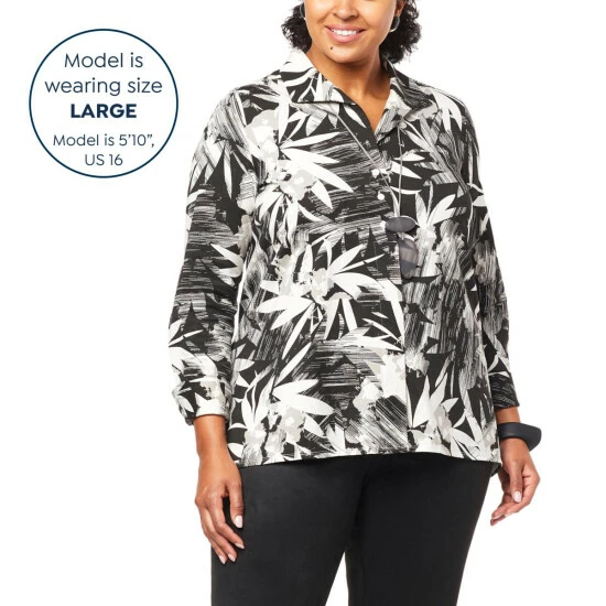 Wholesale โ MarlaWynne WynneLayers Easy Fit Everyday Cotton Knit ๐ Shirt Blue Fog ๐ 12 Wholesale โ MarlaWynne WynneLayers Easy Fit Everyday Cotton Knit ๐ Shirt Blue Fog ๐ - Image 10