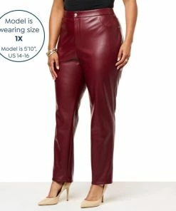 Best Pirce 😍 MarlaWynne "As Is" WynneCollection Faux Leather Pant Black 🔔 -Outlet MarlaWynne Sales unnamed file 2783