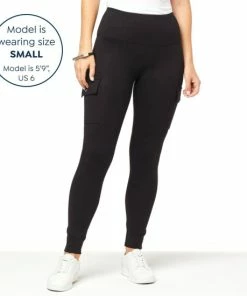 Best reviews of ⭐ MarlaWynne "As Is" WynneCollection Ponte Knit Cargo Legging Black 💯 -Outlet MarlaWynne Sales unnamed file 2789