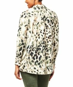 Flash Sale 🥰 MarlaWynne "As Is" WynneLayers Easy Fit Everyday Cotton Knit 👕 Shirt Animal Print 🎁 -Outlet MarlaWynne Sales unnamed file 2802