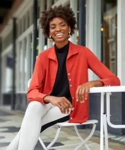 Flash Sale 🥰 MarlaWynne "As Is" WynneLayers Easy Fit Everyday Cotton Knit 👕 Shirt Animal Print 🎁 -Outlet MarlaWynne Sales unnamed file 2803