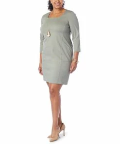 Deals 🧨 MarlaWynne "As Is" WynneLayers Square-Neck 👗 Dress With Seaming Inky Blue 🔔 -Outlet MarlaWynne Sales unnamed file 2834