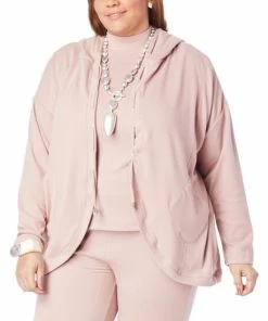 Best Sale 👍 MarlaWynne "As Is" WynneLayersHoooded Drawstring Cardigan Medium Heather Gray 🥰 -Outlet MarlaWynne Sales unnamed file 2838