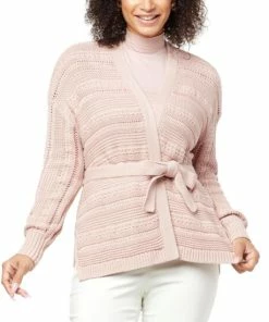 Best reviews of 🌟 MarlaWynne "As Is" WynneLayers Cotton Mixed Stitch Wrap Cardigan Rose ✨ -Outlet MarlaWynne Sales unnamed file 2892