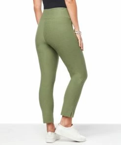 Discount 🔥 MarlaWynne "As Is" WynneLayers Essential Knit Crepe Pant Olive 🥰 -Outlet MarlaWynne Sales unnamed file 2895