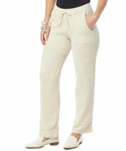 Discount 🔔 MarlaWynne "As Is" WynneLayers COZY Comfy Straight Leg Pull-On Pant Ecru 🤩 -Outlet MarlaWynne Sales unnamed file 2926