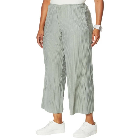 Brand new ๐ MarlaWynne Plisse Knit Wide-Leg Crop Easy Pant ๐ 5 Brand new ๐ MarlaWynne Plisse Knit Wide-Leg Crop Easy Pant ๐ - Image 3