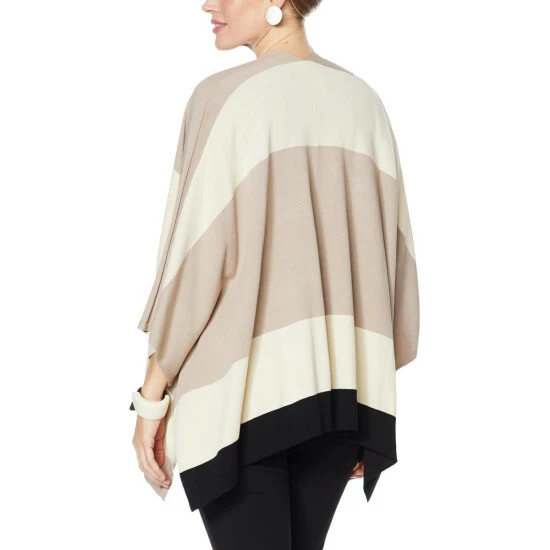 Best reviews of ๐ MarlaWynne WynneLayers Colorblocked Sweater Knit Poncho Cardigan ๐ 4 Best reviews of ๐ MarlaWynne WynneLayers Colorblocked Sweater Knit Poncho Cardigan ๐ - Image 2
