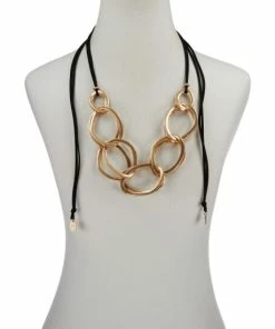 Wholesale 👍 MarlaWynne 61" Circle Link Black Suede Cord Necklace ❤️ -Outlet MarlaWynne Sales unnamed file 3043