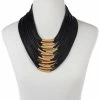 Cheapest 🧨 MarlaWynne 18" Faux Leather Multi-Strand Dramatic Necklace 🤩 -Outlet MarlaWynne Sales unnamed file 3047