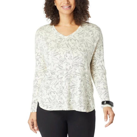 Wholesale 👍 MarlaWynne WynneLayers Unstructured V-Neck Scoop Hem Top 💯 3 Wholesale 👍 MarlaWynne WynneLayers Unstructured V-Neck Scoop Hem Top 💯