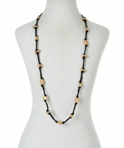 Promo 👏 MarlaWynne 50-1/2" Freeform Bead Long Strand Station Necklace ✔️ -Outlet MarlaWynne Sales unnamed file 3075