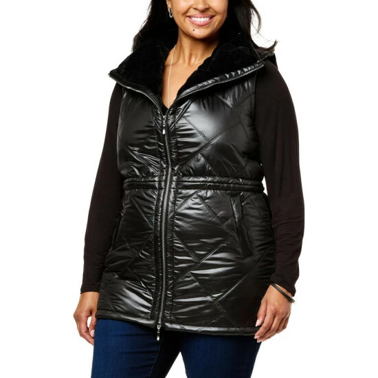 Wholesale ๐ฏ MarlaWynne "As Is" WynneCollection Quilted Vest With Faux Fur Lining ๐ 4 Wholesale ๐ฏ MarlaWynne "As Is" WynneCollection Quilted Vest With Faux Fur Lining ๐ - Image 2