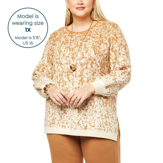 Best deal ๐ MarlaWynne "As Is" WynneCollection Ombre Jacquard Knit Tunic โญ 5 Best deal ๐ MarlaWynne "As Is" WynneCollection Ombre Jacquard Knit Tunic โญ - Image 3