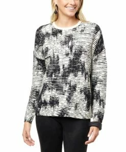 Wholesale 😀 MarlaWynne "As Is" WynneCollection Ottoman Detail Jacquard Knit Sweater 👍