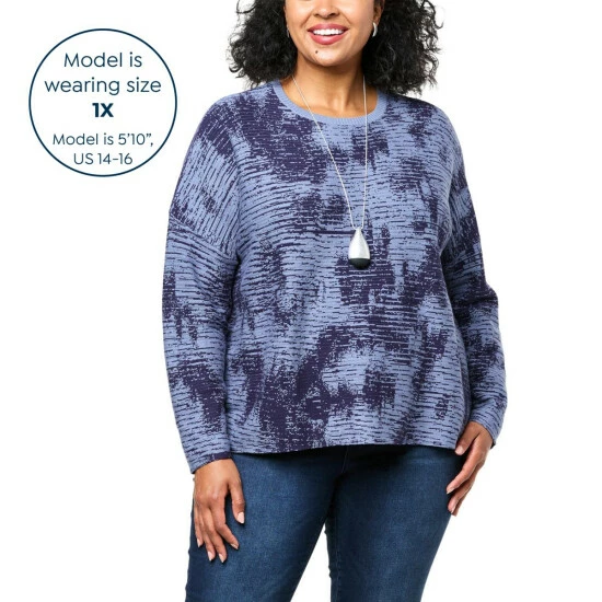 Wholesale ๐ MarlaWynne "As Is" WynneCollection Ottoman Detail Jacquard Knit Sweater ๐ 8 Wholesale ๐ MarlaWynne "As Is" WynneCollection Ottoman Detail Jacquard Knit Sweater ๐ - Image 6