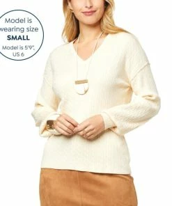 Best Pirce ❤️ MarlaWynne "As Is" WynneLayers SoftKNIT Baby Cable Knit Sweater 🥰 -Outlet MarlaWynne Sales unnamed file 3157