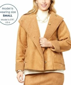 Deals ✨ MarlaWynne "As Is" WynneCollection Reversible Bonded Faux Shearling Jacket 🧨 -Outlet MarlaWynne Sales unnamed file 3167