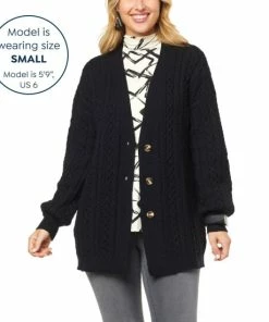 New ⌛ MarlaWynne "As Is" WynneCollection Cable Knit Cardigan 😀 -Outlet MarlaWynne Sales unnamed file 3178