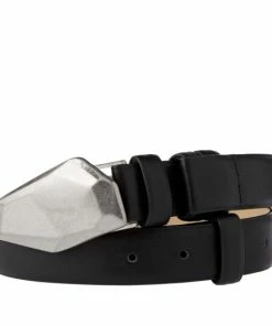 Outlet 🎁 MarlaWynne "As Is" WynneCollection Iceberg Plaque Buckle Belt 💯