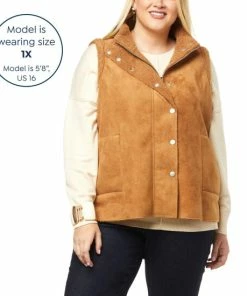 Flash Sale 🎉 MarlaWynne "As Is" WynneCollection Bonded Faux Shearling Reversible Vest 🛒 -Outlet MarlaWynne Sales unnamed file 3193