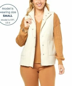 Flash Sale 🎉 MarlaWynne "As Is" WynneCollection Bonded Faux Shearling Reversible Vest 🛒 -Outlet MarlaWynne Sales unnamed file 3194